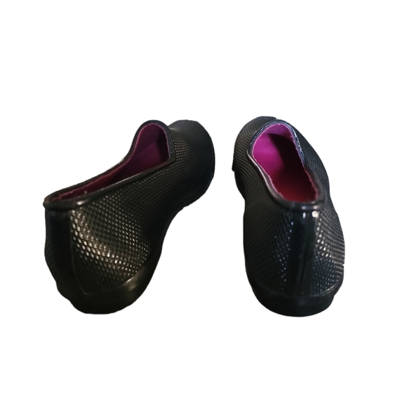 COUGAR RUBY RAIN SHOE black Waterproof rubber upper woman's size 10 cushioned - Picture 5 of 8